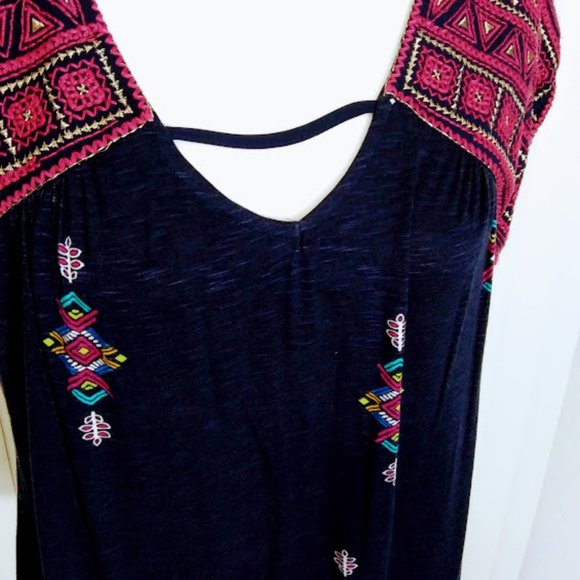 SLEEVELESS SOUTHWESTERN TOP*WOMEN SIZE S*BY EYESHADOW - Picture 3 of 6